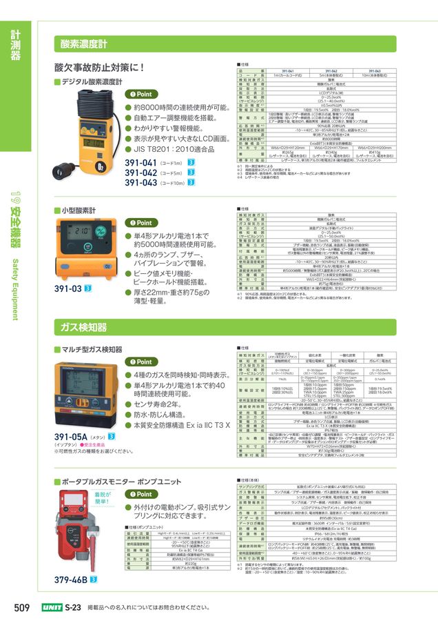 ユニットの建設工事用カタログ No.S-23 ユニットの建設工事用カタログ No.S-23